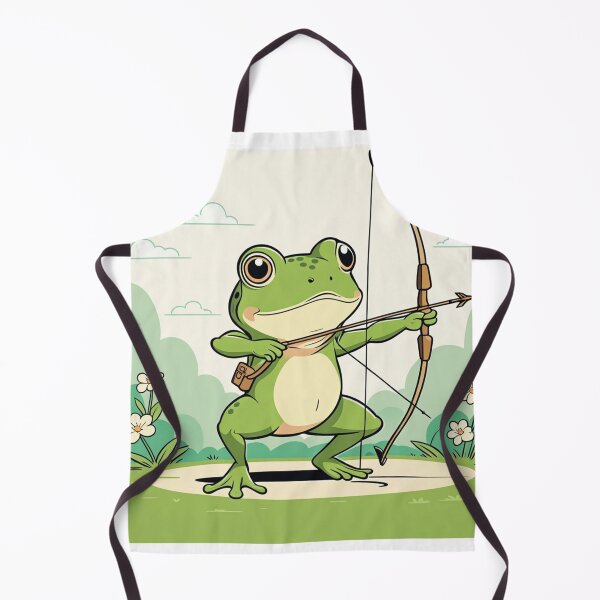 Item preview, Green Archer Frog with Arrow designed and sold by Atlantico54.