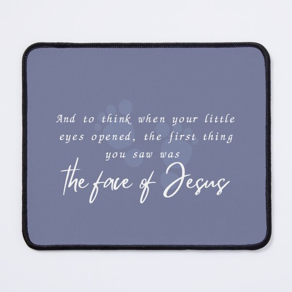 Item preview, MISCARRIAGE THE FIRST THING YOU SAW WAS THE FACE OF JESUS designed and sold by A-M-Watson.