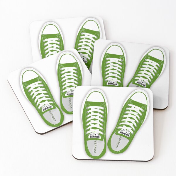 Item preview, Green Converse - Chuck Taylor designed and sold by GinColorist.