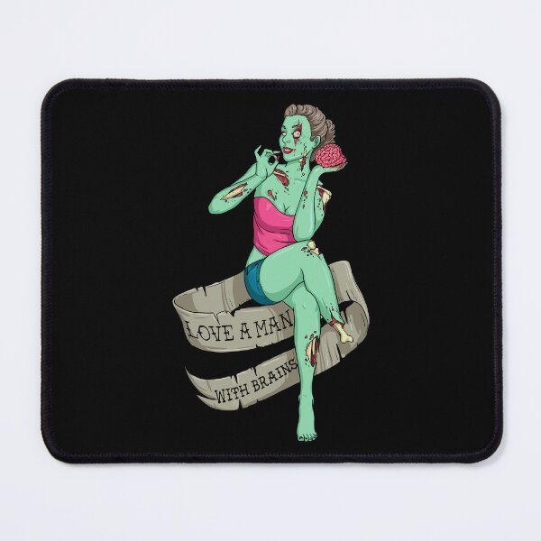 Item preview, Love A Man With Brains Funny Halloween Design designed and sold by PNGShop.