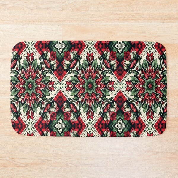 Item preview, Poinsettia Pattern designed and sold by Spike The Punch Design Co..