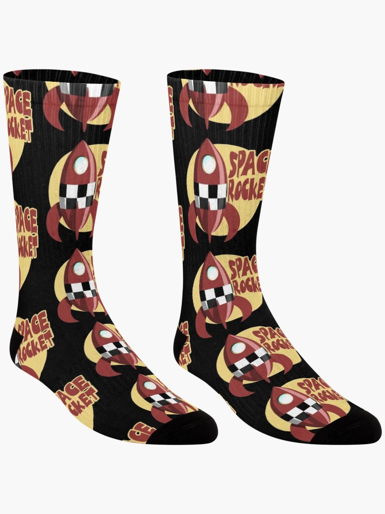 Thumbnail 3 of 5, Socks, Space Rocket designed and sold by Ravvick.
