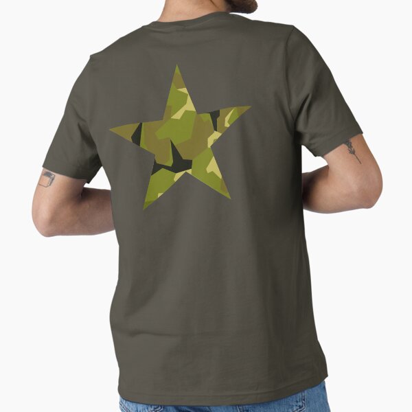 Artikel-Vorschau von Camo Grün kein schwarzer Stern Fünfzackiger Camo Stern T-Shirt, designt und verkauft von stardustfantasy.