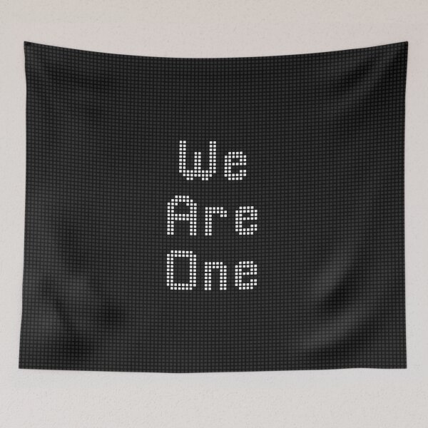 Item preview, We Are One (Pixel Sign) designed and sold by Awakened-Pixels.