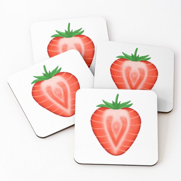 Item preview, Strawberry Half designed and sold by bits-and-bob.
