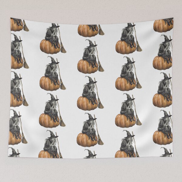 Item preview, Witch Pumpkin Autumn designed and sold by Roy & Tiffany.