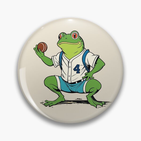 Item preview, Vintage Baseball Frog designed and sold by Atlantico54.