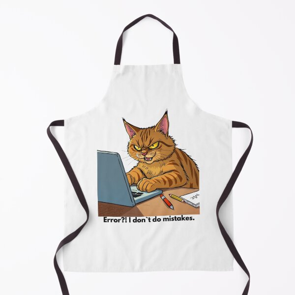 Item preview, working cat angry at a laptop designed and sold by GinnyGi.