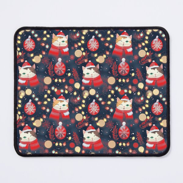 Item preview, Red Christmas Lights Cat Pattern | Matching Family Winter Outfit designed and sold by PinkGoddessLove.
