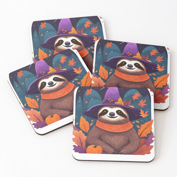 Item preview, Chill Sloth in Fall designed and sold by katgosnice.