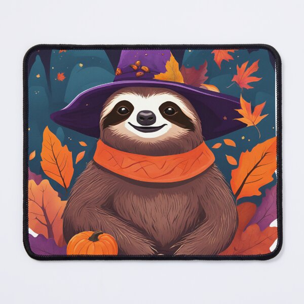 Item preview, Chill Sloth in Fall designed and sold by katgosnice.
