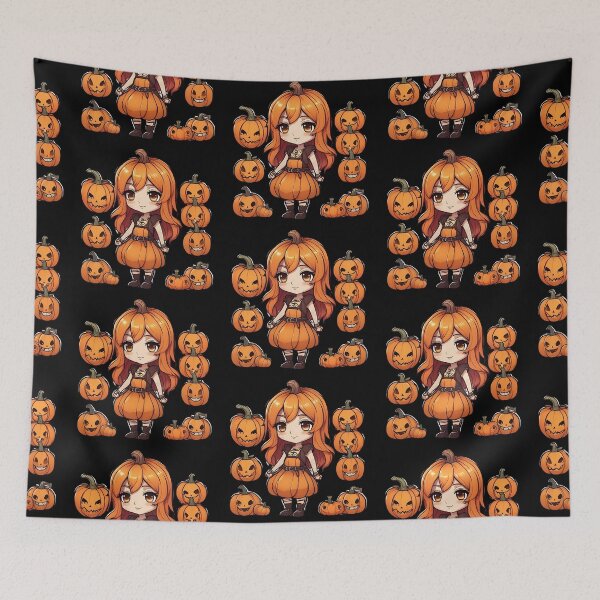 Item preview, Halloween Chibi Pumpkin Girl designed and sold by Temdo7.