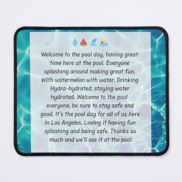 Item preview, Welcome to the pool designed and sold by Pinkbirdie.