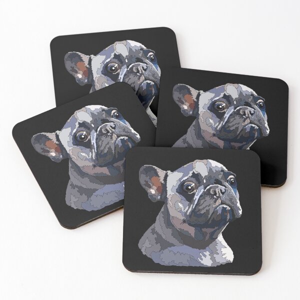 Item preview, Blue French Bulldog Creazy Frenchie designed and sold by Just-Arts-4U.