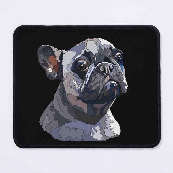 Item preview, Blue French Bulldog Creazy Frenchie designed and sold by Just-Arts-4U.