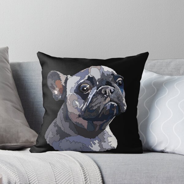 Item preview, Blue French Bulldog Creazy Frenchie designed and sold by Just-Arts-4U.