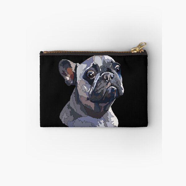 Item preview, Blue French Bulldog Creazy Frenchie designed and sold by Just-Arts-4U.