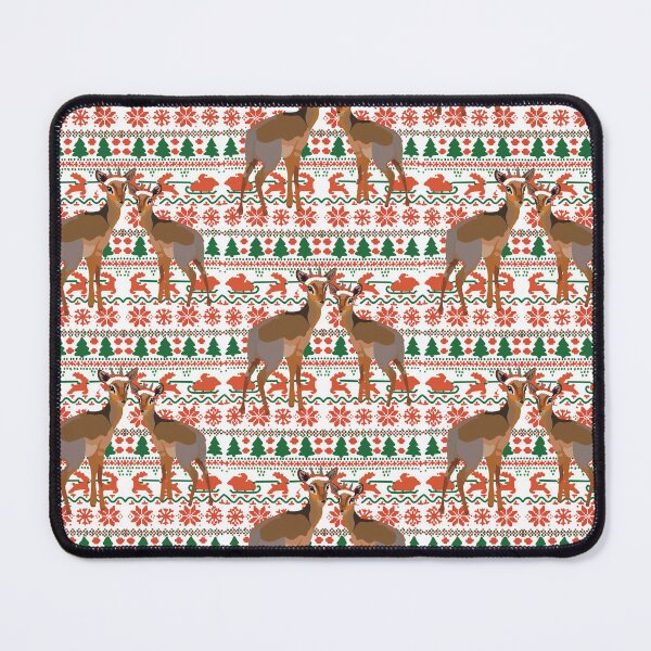 Item preview, Christmas Zoo Dik Dik,Christmas Zoo Dik-Dik Illustration – Festive and Cute African Antelope Artwork designed and sold by PrettylittlepastelUk.