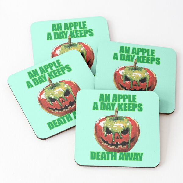 Item preview, scary Halloween apple, funny quote designed and sold by Mauswohn.