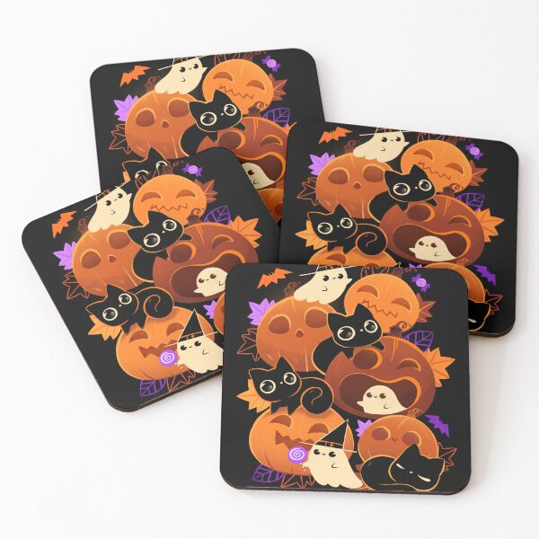 Item preview, Halloween Cat and Ghost Party! designed and sold by ricolaa.