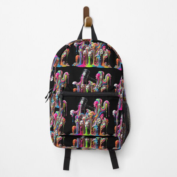 Item preview, Melting Faces of Justice – Psychedelic Judgment Art designed and sold by SHHCreations.