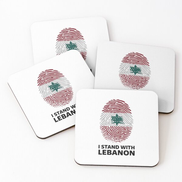 Item preview, I stand with Lebanon ,Lebanon's fingerprint designed and sold by FLOWER--ART.