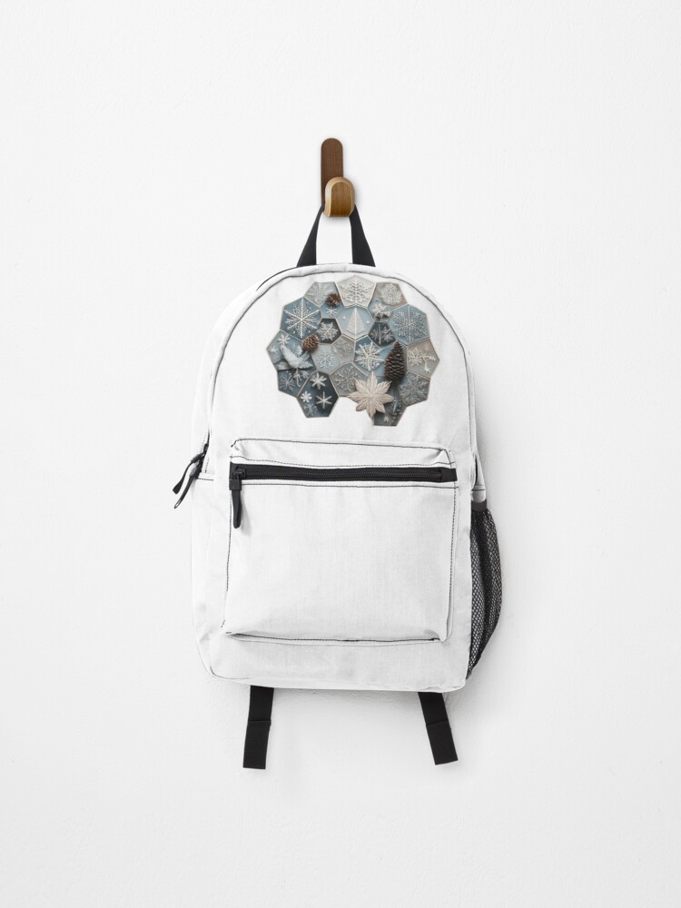 Thumbnail 1 of 3, Backpack, Snowflake harmony  designed and sold by Chiknook.