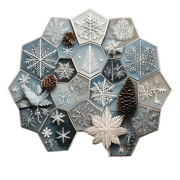 Artwork thumbnail, Snowflake harmony  by Chiknook