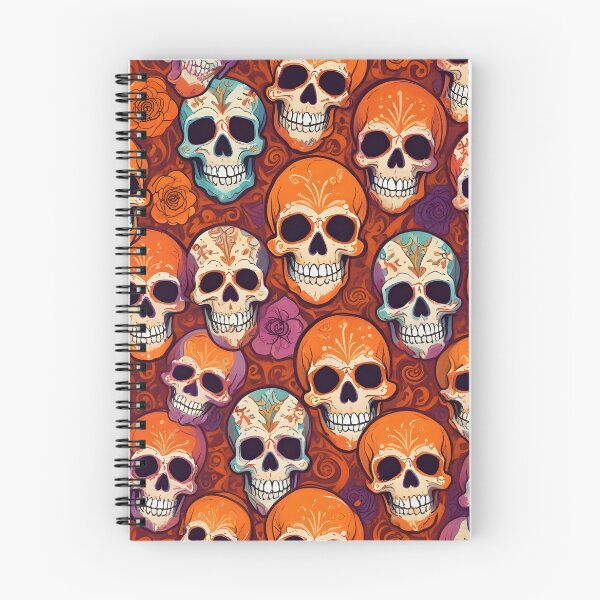 Item preview, Halloween Style Skull Pattern designed and sold by mocknet.