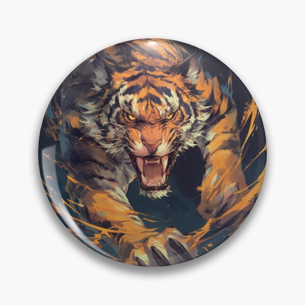 Artikelvorschau, Tiger, wütender Tiger, schöner Tiger entworfen und verkauft von PatternFly.