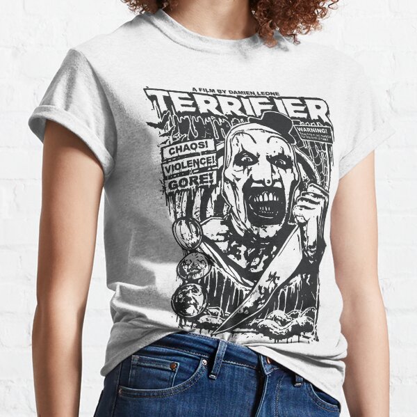 Item preview, Terrifier Cover Clown Horror Movie, Art the Clown Halloween Movie designed and sold by eggtartstudio.