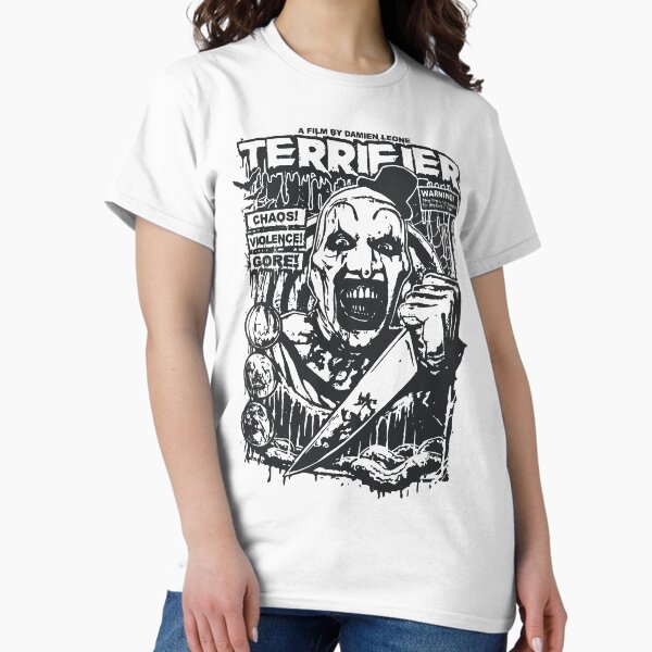 Item preview, Terrifier Cover Clown Horror Movie, Art the Clown Halloween Movie designed and sold by eggtartstudio.