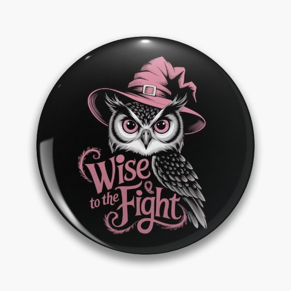 Item preview, Mystical Pink Owl. Wise to the Fight. Pink October Design.  designed and sold by Davideus.