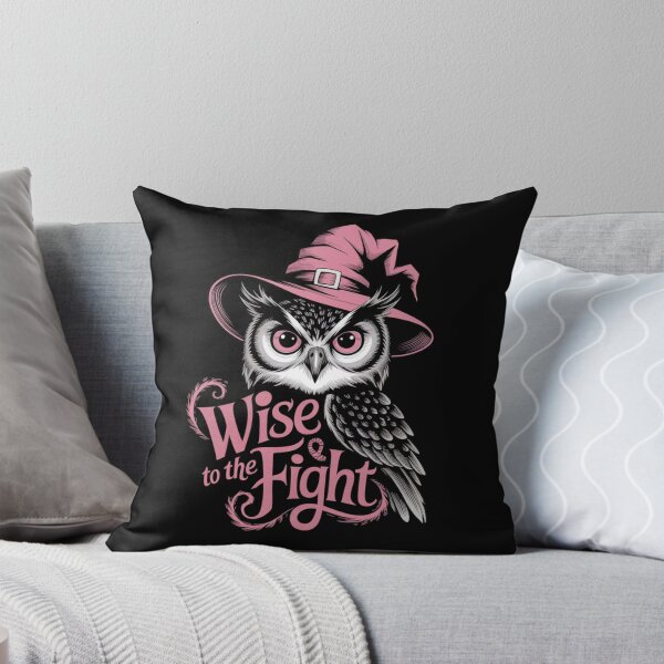 Item preview, Mystical Pink Owl. Wise to the Fight. Pink October Design.  designed and sold by Davideus.