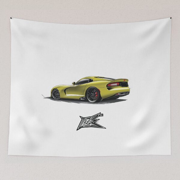 Item preview, american v10 sportscar yellow  designed and sold by NaquashM.