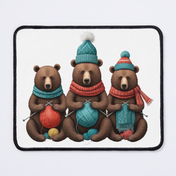Item preview, Knitting bear designed and sold by Chiknook.