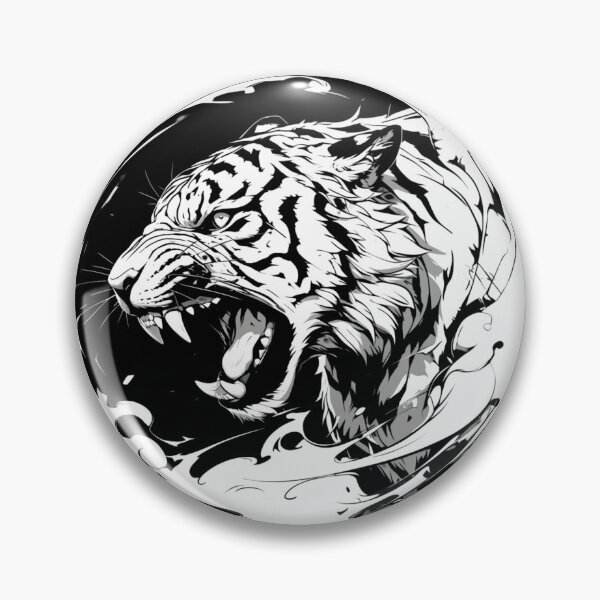 Artikelvorschau, Tiger, wütender Tiger, schöner Tiger entworfen und verkauft von PatternFly.