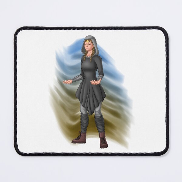 Item preview, Wicce with braid twin tales and closed eyes designed and sold by AssortedDrawings.