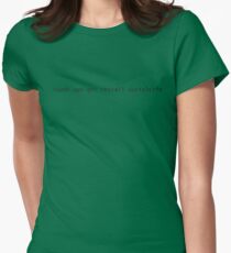 linux command Women's Fitted T-Shirt