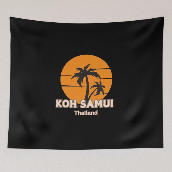 Item preview, Koh Samui Thailand - Palm Trees And Sunset Design designed and sold by RektRepublic.