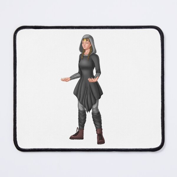 Item preview, Wicce with braid twin tales and closed eyes nb designed and sold by AssortedDrawings.