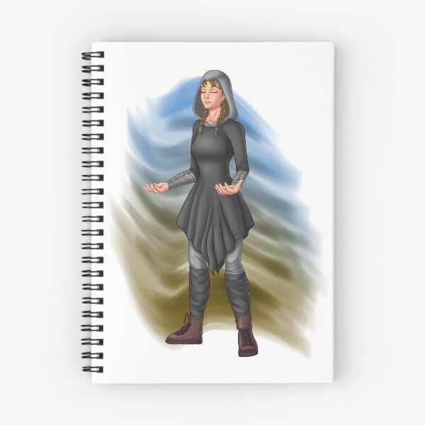 Item preview, Wicce with braid twin tales and closed eyes designed and sold by AssortedDrawings.