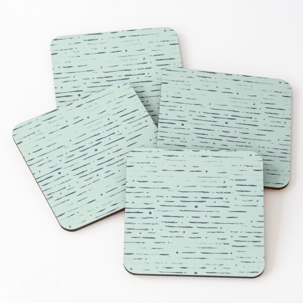 Item preview, Dot-Dash Distressed Pattern - Mint + Dusk designed and sold by Irene Estelle.