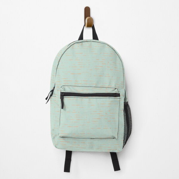 Item preview, Dot-Dash Distressed Pattern - Mint + Melon designed and sold by Irene Estelle.