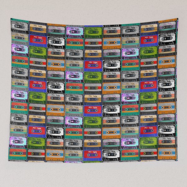 Item preview, Pixel art cassettes mosaic designed and sold by VonnArt.