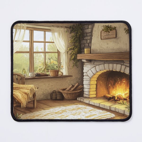 Item preview, Cosy Holidays Art Inspired by Idyllic holiday scenes Cosy Country Cottage designed and sold by CDC40.