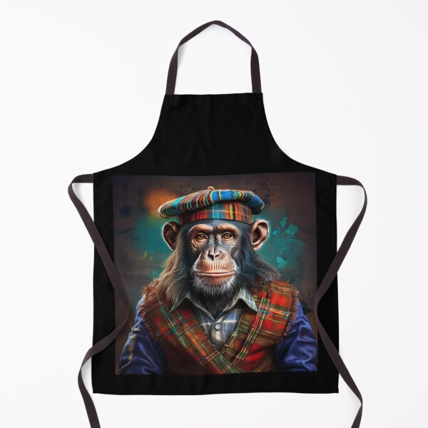 Item preview, Scottish Chimpanzee in Tom O Shanter designed and sold by Boxing Kangaroo Retail Company.
