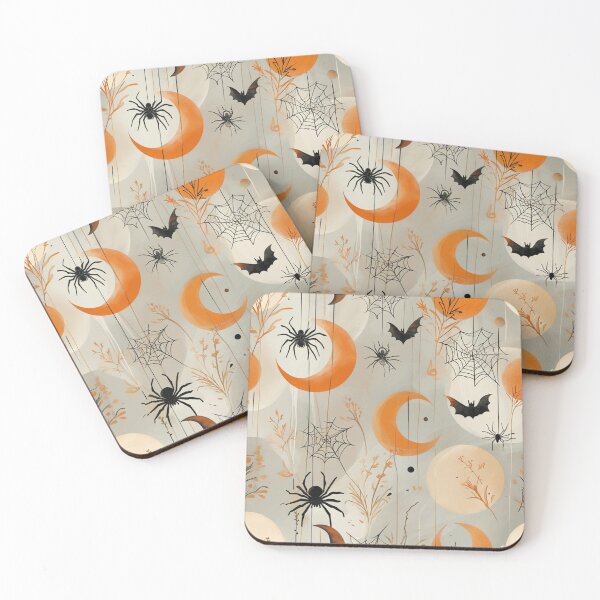 Item preview, Soft Boho Halloween Pattern: Cozy Elegance with a Minimalist Twist designed and sold by DEEPDesignsART.