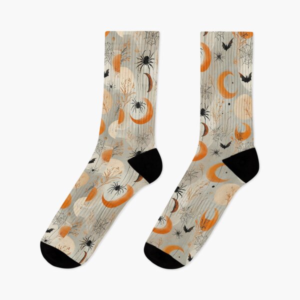 Item preview, Soft Boho Halloween Pattern: Cozy Elegance with a Minimalist Twist designed and sold by DEEPDesignsART.