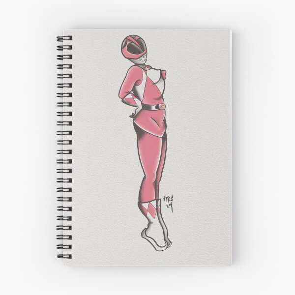 Item preview, Pink ranger trad pinup designed and sold by HoodRatSwagger.